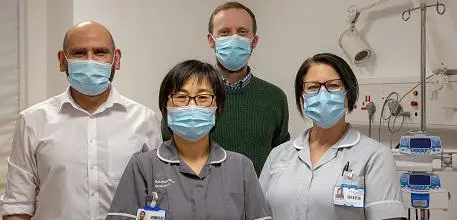 Researchers involved in the study