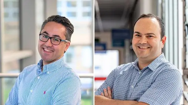 Dr Ali Roghanian (left) and Dr Salah Mansour (right)