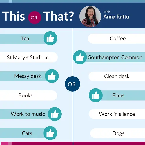 'This or That' with Anna Rattu