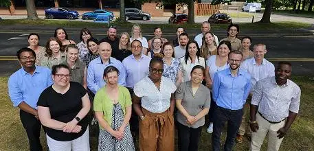 A group of ARC Wessex researchers standing together outside
