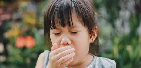 Child coughing