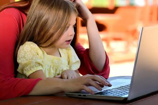 Child at a Computer