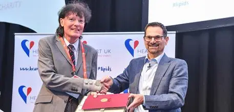 Professor Chris Byrne at HEART UK's annual conference