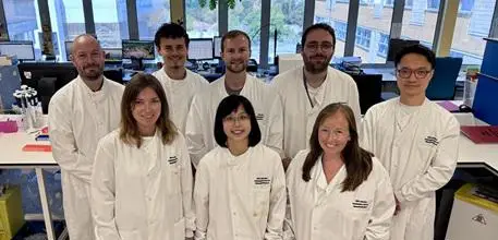 Group photo of the ECMC lab team