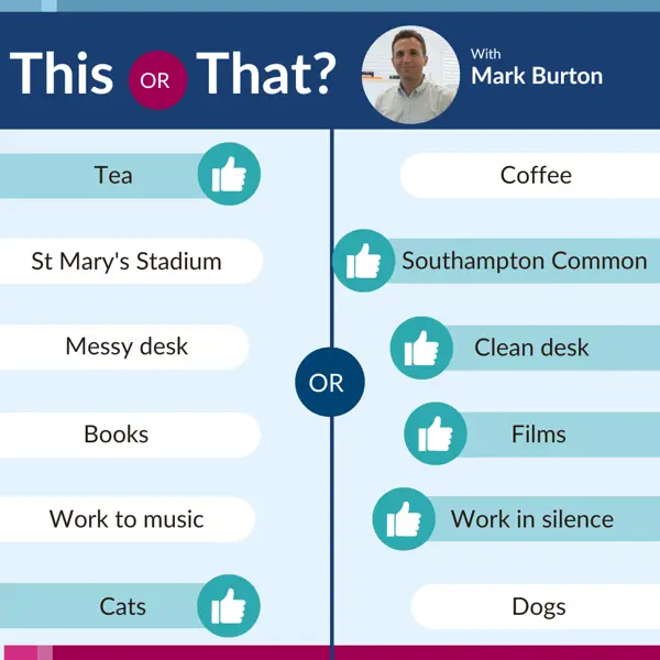 'This or That' with Mark Burton