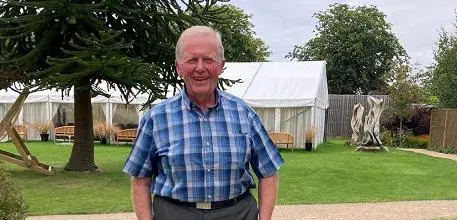 Peter Dyde, the 100th participant in the trial