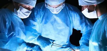 A group of surgeons operating