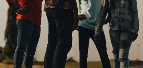 Four teenagers