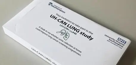 The UH-CAN Lung study box that is sent out