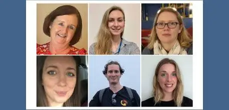 Collage of the six interns featured in the article