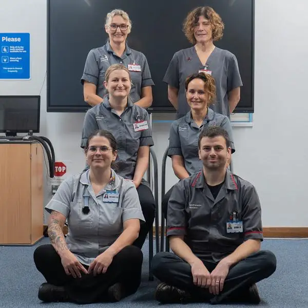 Members of the reproductive health research team